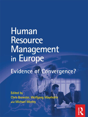 cover image of HRM in Europe